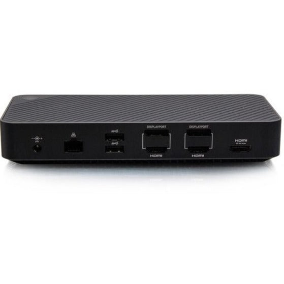 C2G USB C Docking Station - Triple Display Docking Station with HDMI, DP, Ethernet, USB - Power Delivery up to 100W