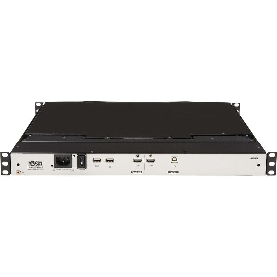 Eaton Tripp Lite Series 1U Rack-Mount Short-Depth HDMI KVM Console with 18.5 in. LCD, TAA