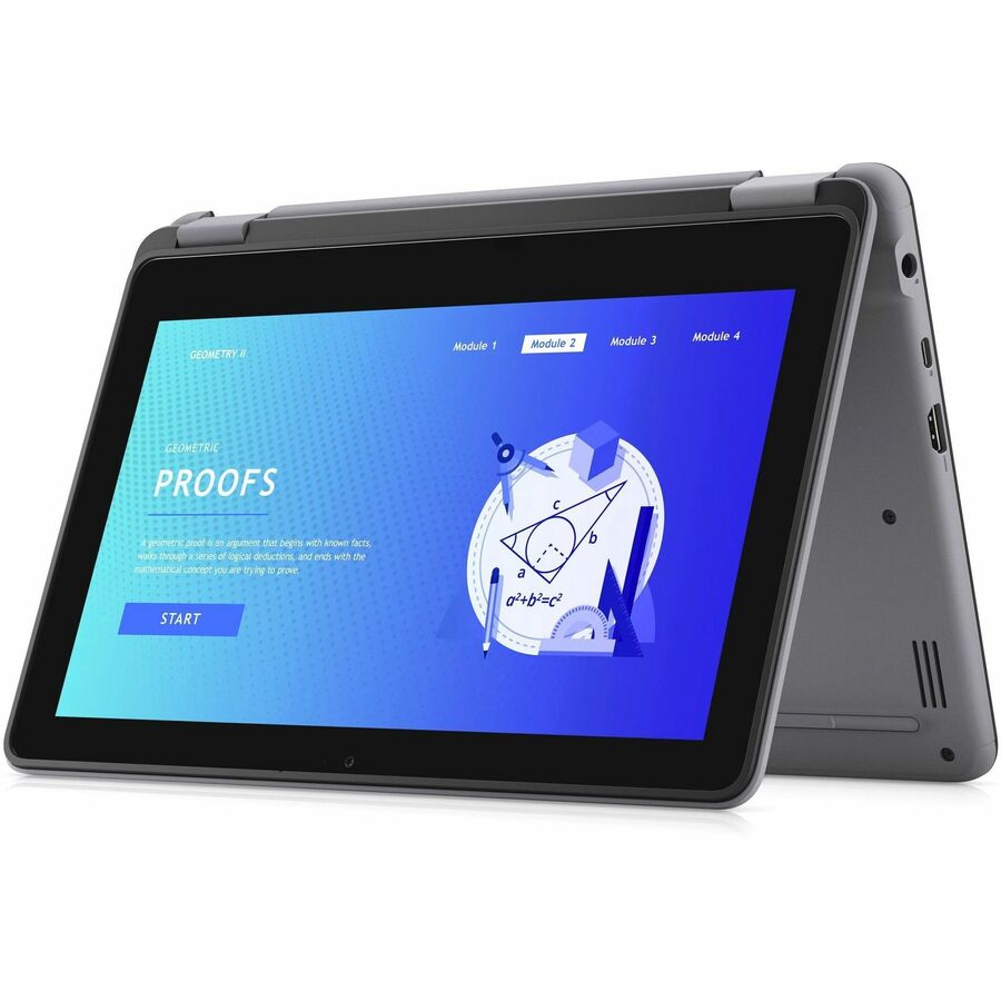 Dell Latitude 3000 3140 11.6" Touchscreen Convertible 2 in 1 Notebook - HD - Intel N100 - 4 GB - 128 GB SSD - English (US) Keyboard