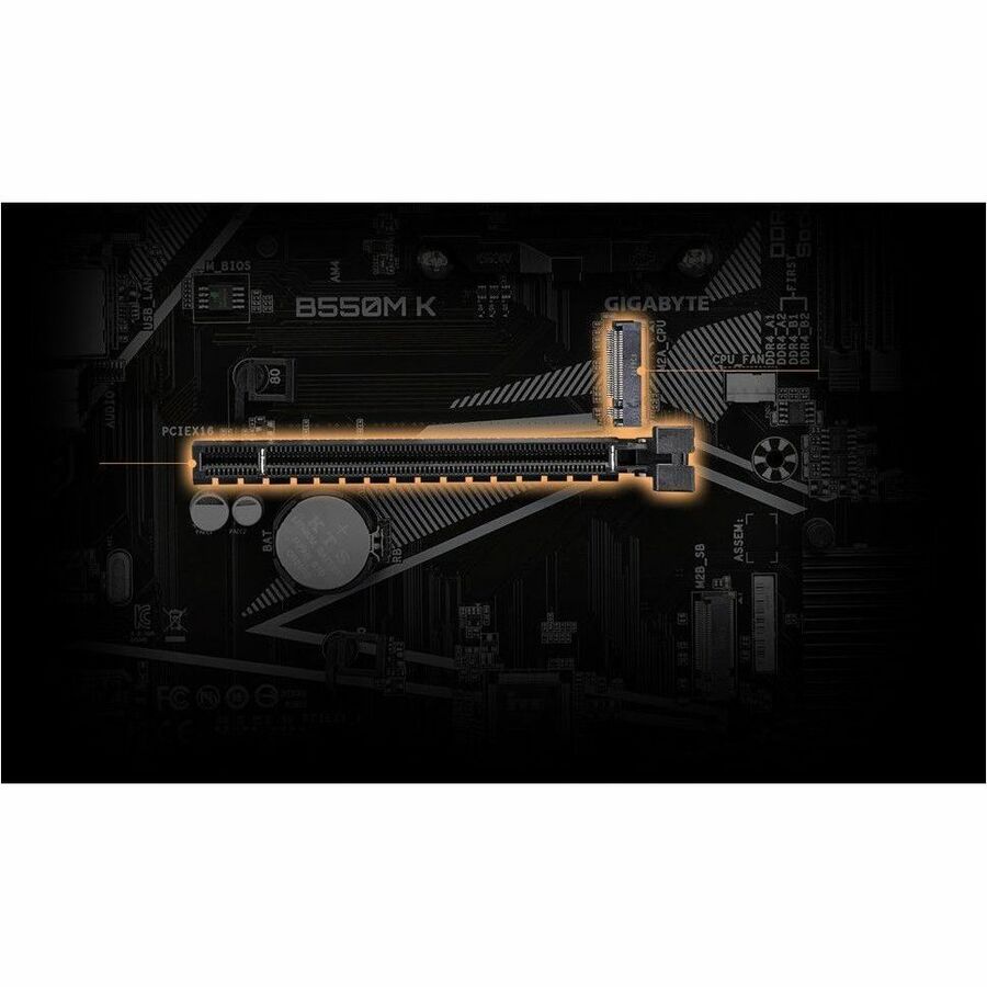 Gigabyte Ultra Durable B550M K Desktop Motherboard - AMD B550 Chipset - Socket AM4 - Micro ATX