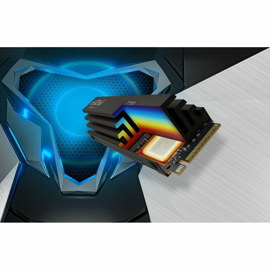 Micron Crucial T700 2 TB Solid State Drive - M.2 2280 Internal - PCI Express NVMe (PCI Express NVMe 5.0 x4)