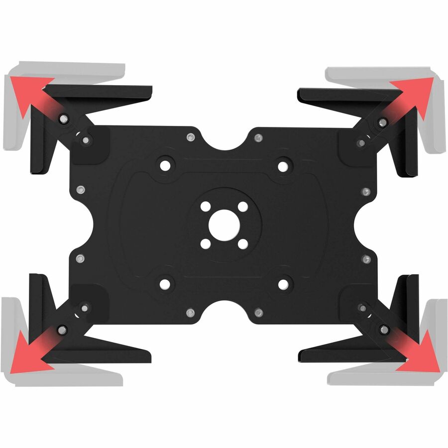 CTA Digital Sleek Universal Holder For 9.7 -12.9" Tablets (Black)