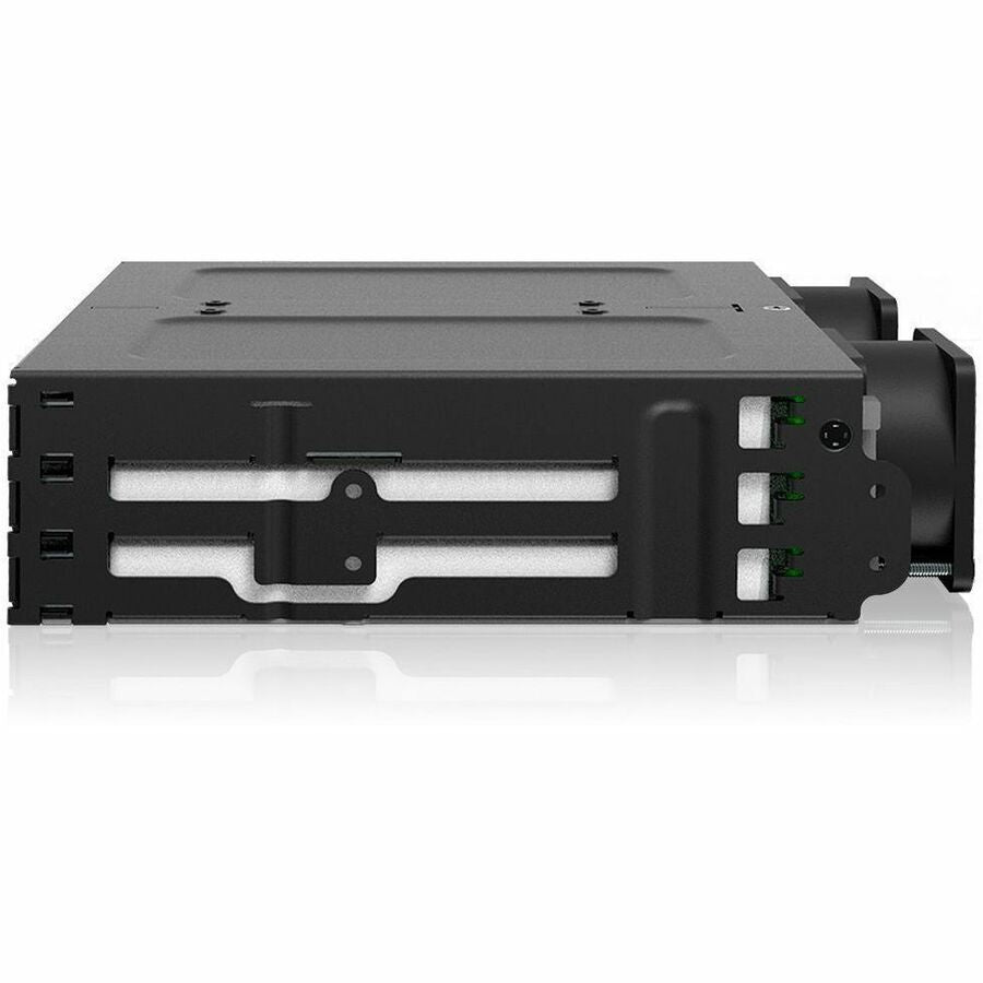Icy Dock CP097 Drive Enclosure for 5.25" U.2, U.3, PCI Express NVMe 4.0 x4 - SFF-8654 SlimSAS Host Interface Internal - Black