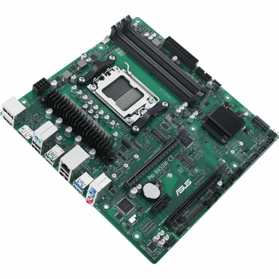 Asus Pro B650M-CT-CSM Desktop Motherboard - AMD B650 Chipset - Socket AM5 - Micro ATX