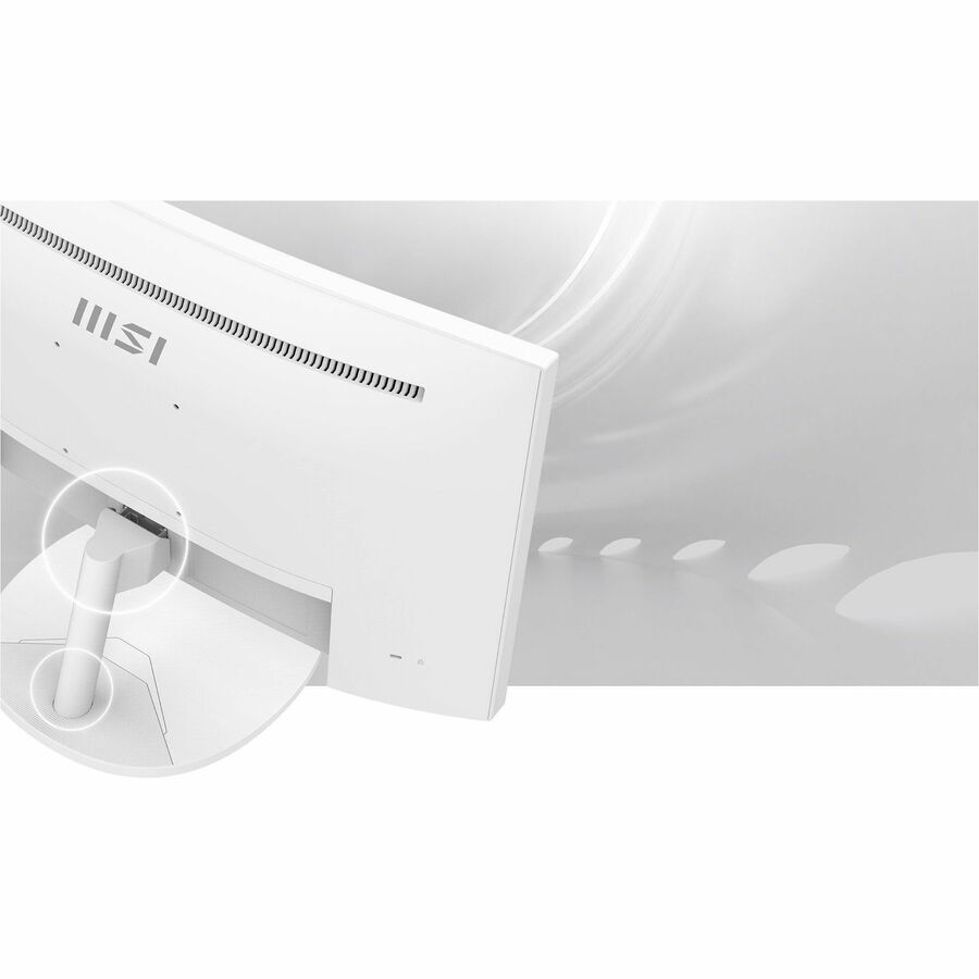 MSI Pro Pro MP241CAW 24" Class Full HD Curved Screen LED Monitor - 16:9 - Matt White