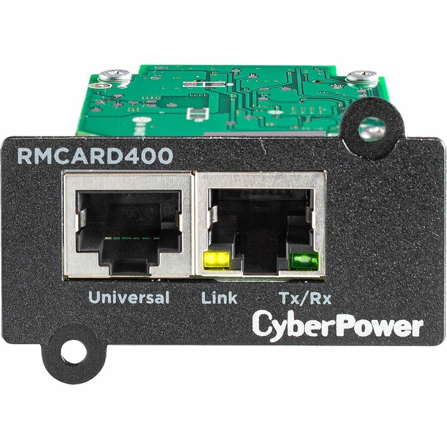 CyberPower Remote Management Card, Gigabit, Black 3YR Warranty, Ethernet, RMCARD400