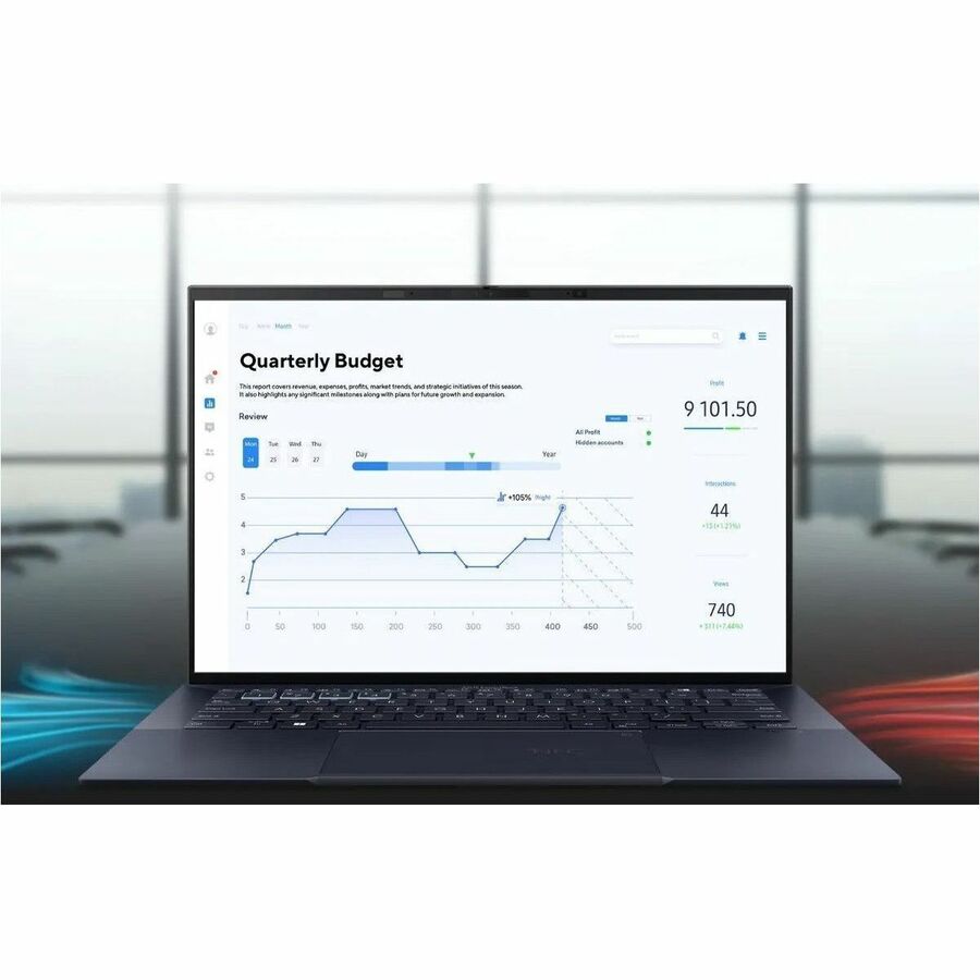 Asus ExpertBook B9 OLED B9403 B9403CVA-XVE75 14" Notebook - WQXGA+ - Intel Core i7 13th Gen i7-1355U - vPro Technology - 16 GB - 1 TB SSD - Star Black