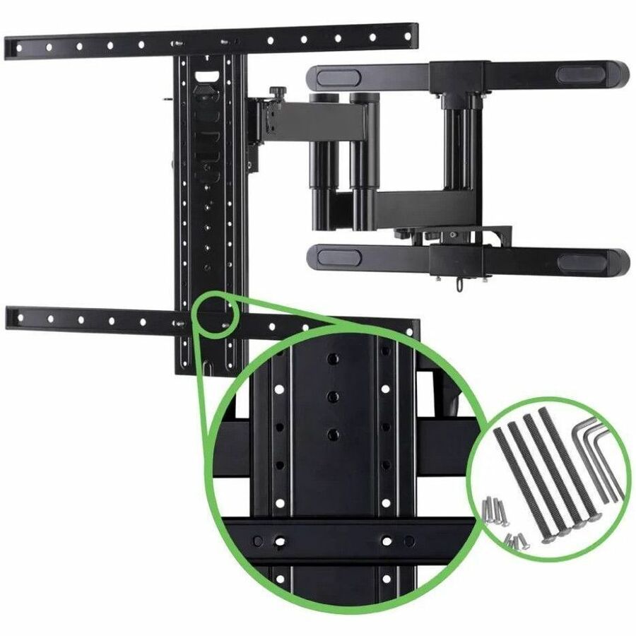 Legrand Sanus Full-Motion Outdoor Tilt TV Mount - For 40-85 Inch Flat Panel TVs - Black