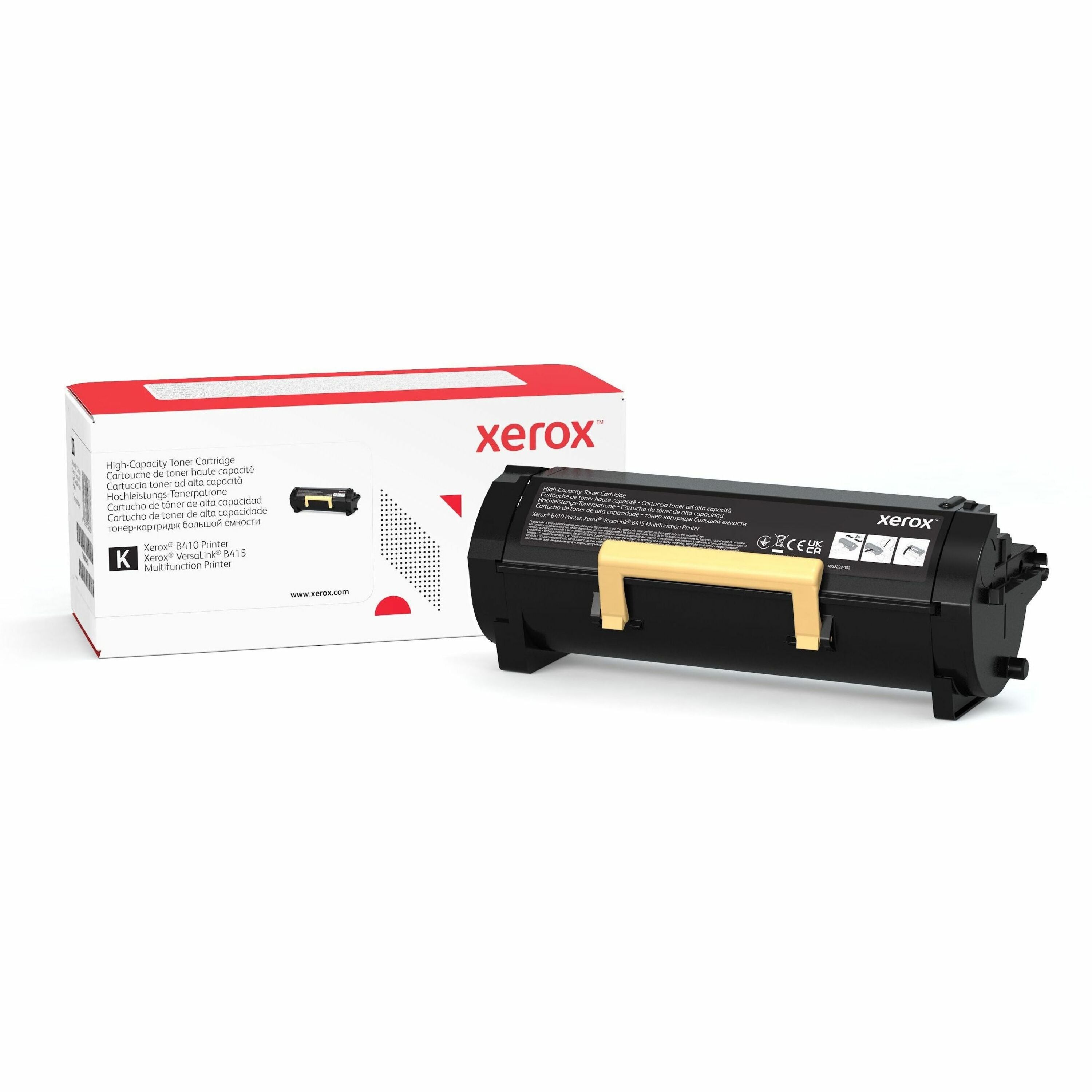 Xerox Genuine Xerox® B410 Printer, VersaLink® B415 Multifunction Printer Black High capacity Toner Cartridge (14000 Pages) - 006R04726