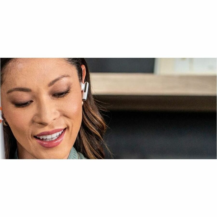 HP Poly Voyager Free 60 UC White Sand Earbuds +BT700 USB-C Adapter +Basic Charge Case