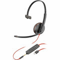 HP Poly Blackwire C3215 Monaural Headset + Carry Case (Bulk Qty.50)