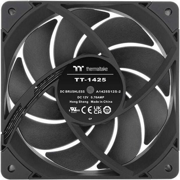 Thermaltake TOUGHFAN 14 Pro Black 1 pack, 0.98", 3.57mmH2O, 5.51", CL-F140-PL14BL-A