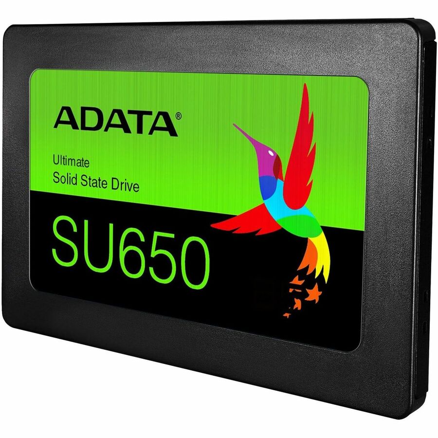 Adata Ultimate SU650 256 GB Solid State Drive - 2.5" Internal - SATA (SATA/600) - Black