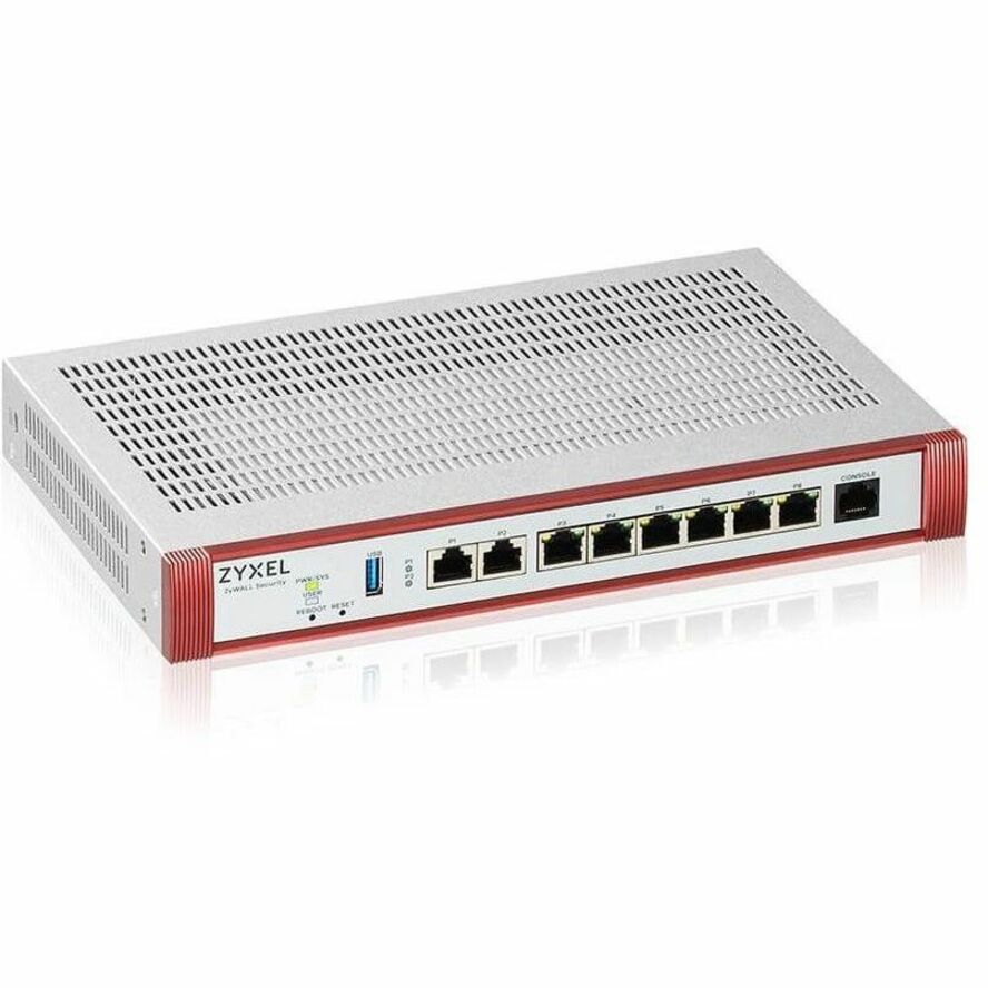 ZYXEL USGFLEX200HPBUN - High Speed UTM Cyber Security and VPN Firewall | 1 YR GOLD Bundled Licenses + 1Y Nebula Pro License | 1 PoE+