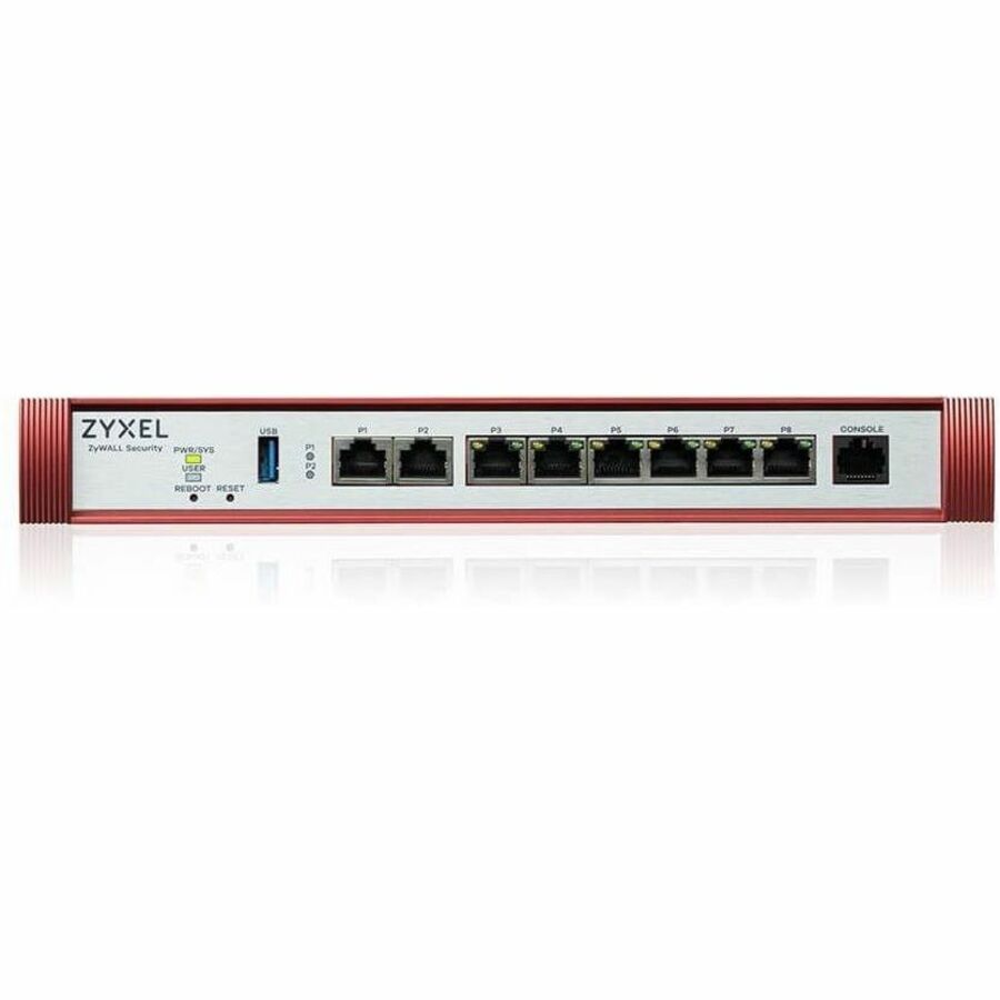 ZYXEL USGFLEX200HP - High Speed UTM Cyber Security and VPN Firewall | Hardware Only | 1 PoE+ 30W Port | Nebula Cloud Option | 2