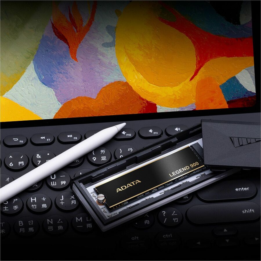 Adata LEGEND 900 512 GB Solid State Drive - M.2 2280 Internal - PCI Express NVMe (PCI Express NVMe 4.0 x4)