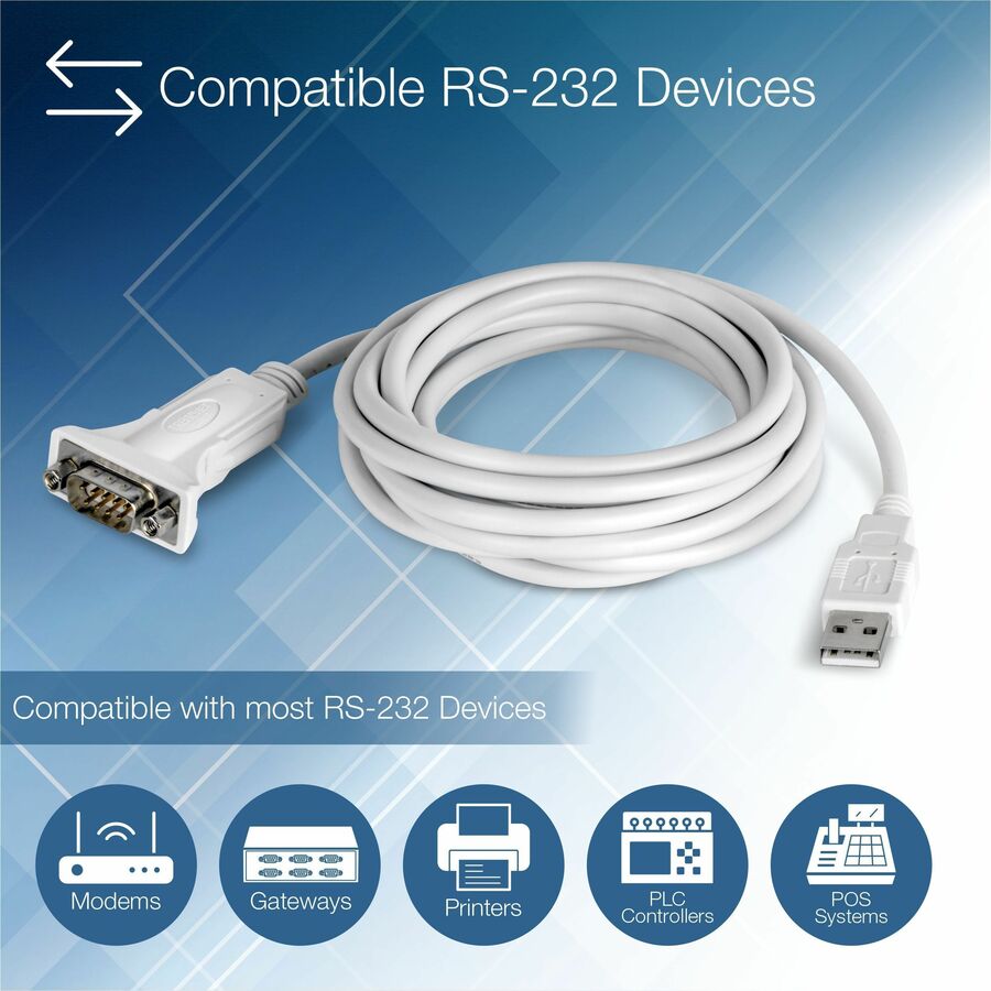 TRENDnet 10 Ft. USB to Serial Converter