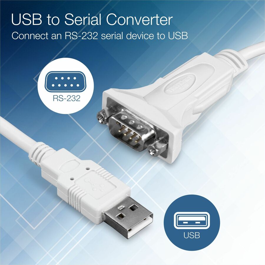 TRENDnet 10 Ft. USB to Serial Converter