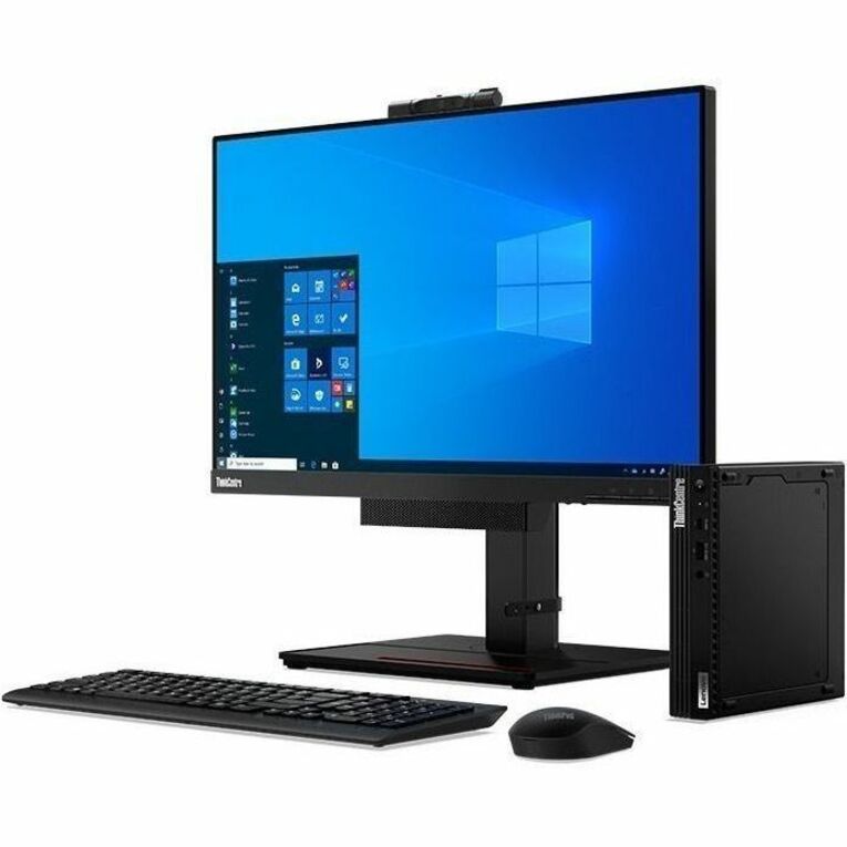 Lenovo ThinkCentre M75q Gen 2 11JN008VUS Desktop Computer - AMD Ryzen 7 PRO 5750GE - 16 GB - 512 GB SSD - Tiny - Black