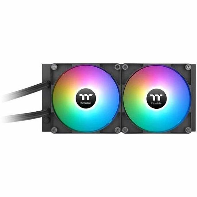 Thermaltake TH280 V2 ARGB  Black AIO, 0.98", 3.02mmH2O, TH280 V2 ARGB Sync All-In-One Liquid Cooler 1 x 900mm PWM Cable 1 x 900mm ARGB Cable Brackets for Latest Intel and AMD CPU Sockets
