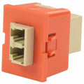 LEGRAND TRACJACKLCDXBEIGE, Orange, 2 x LC Network