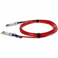 AddOn Mellanox Compatible TAA Compliant 25GBase-CU SFP28 to SFP28 Red Direct Attach Cable (Passive Twinax, 3m)