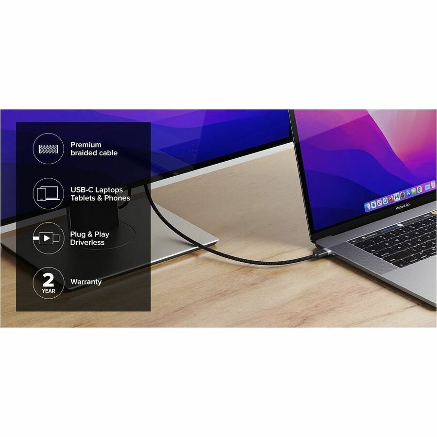 Alogic Fusion USB-C to DisplayPort 1.2 Cable