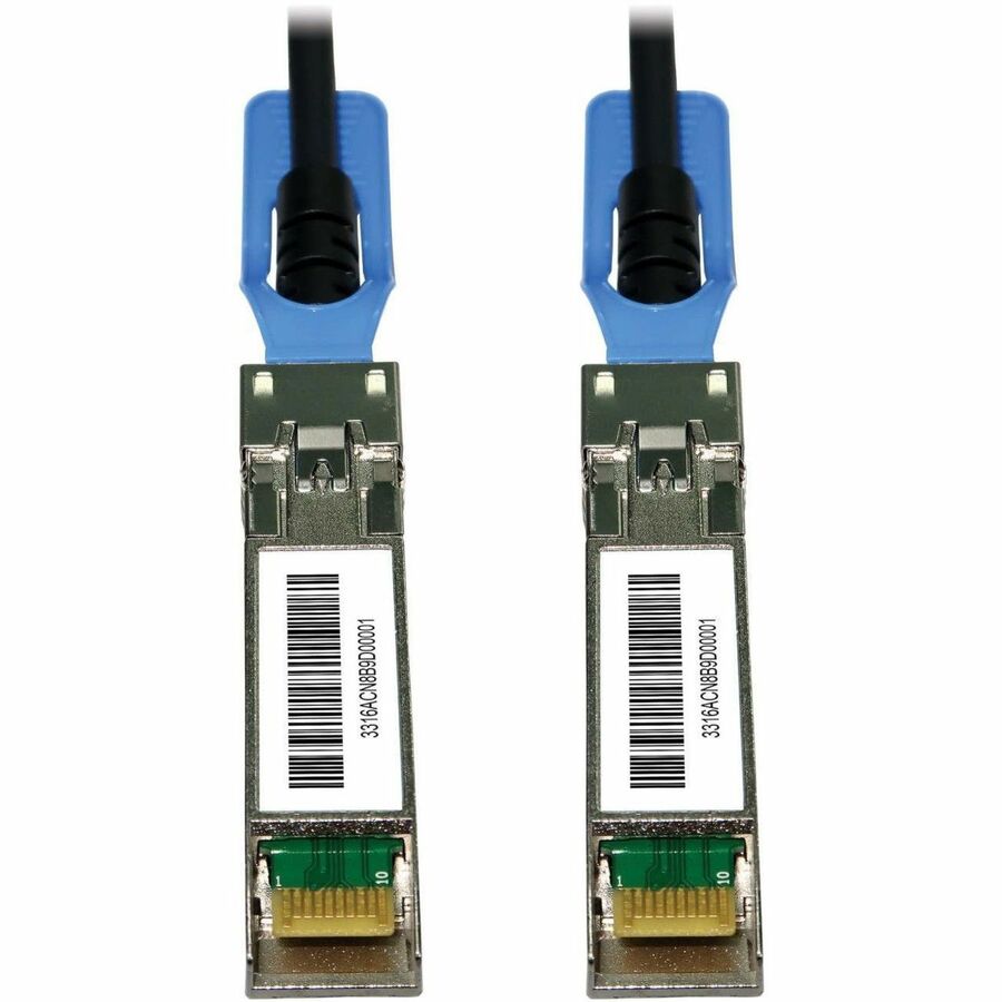 Eaton Tripp Lite Series SFP28 to SFP28 25GbE Passive Twinax Copper Cable (M/M), SFP-H25G-CU3M Compatible, Black, 3 m (9.8 ft.)