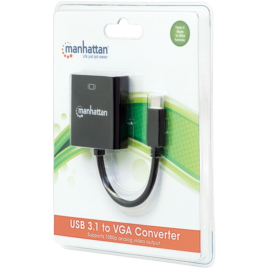 Manhattan USB-C to VGA Converter