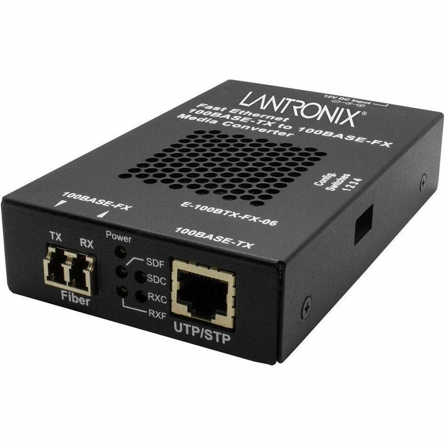 Lantronix E-100BTX-FX-06 Transceiver/Media Converter