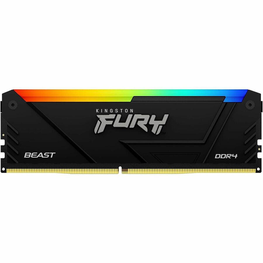 Kingston 16GB 3600MT/s DDR4 CL17 DIMM (Kit of 2) FURY Beast RGB, 288-pin, 322.8 m, rf