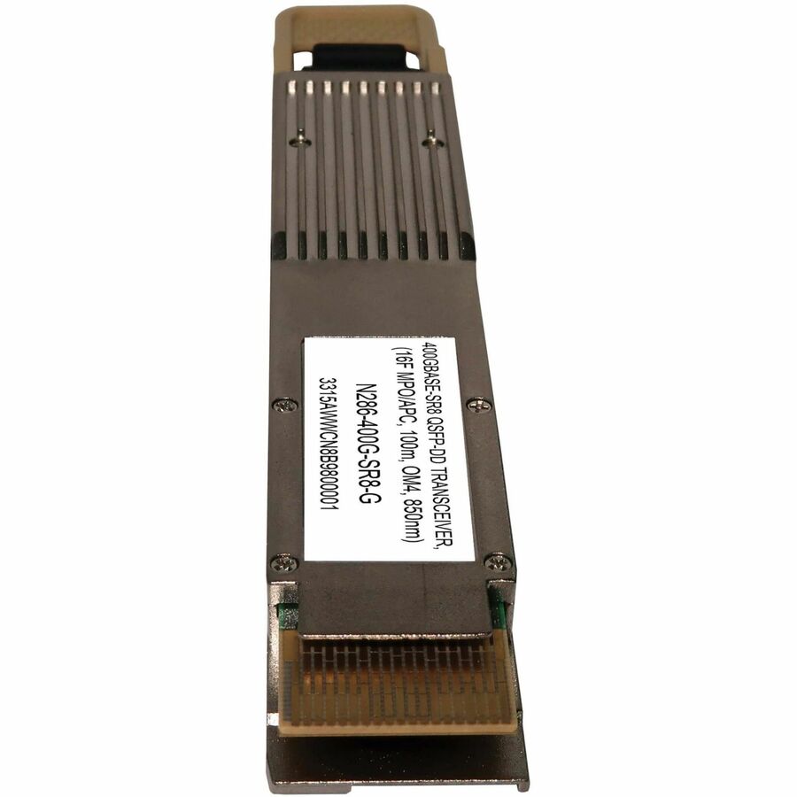 Eaton Tripp Lite Series QSFP-DD Transceiver - 400GBase-SR8, MPO/APC MMF, 400 Gbps, 850 nm, 100 m (328 ft.)