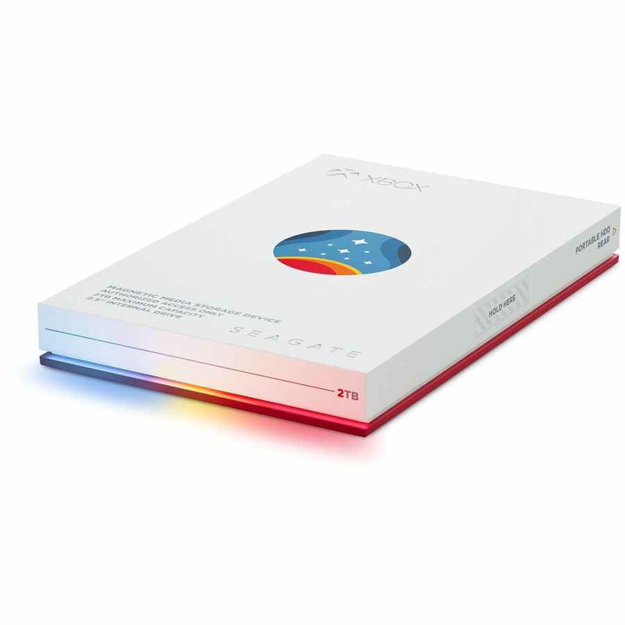 Seagate FireCuda STMJ2000400 2 TB Portable Hard Drive - External - White