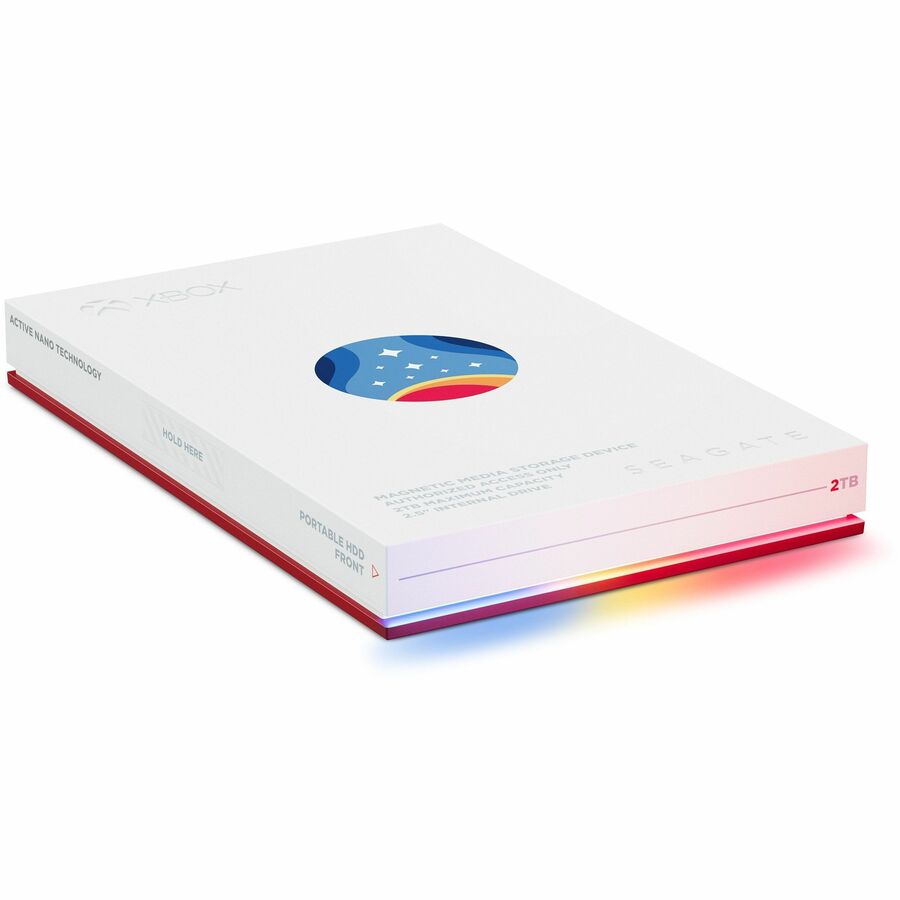 Seagate FireCuda STMJ2000400 2 TB Portable Hard Drive - External - White