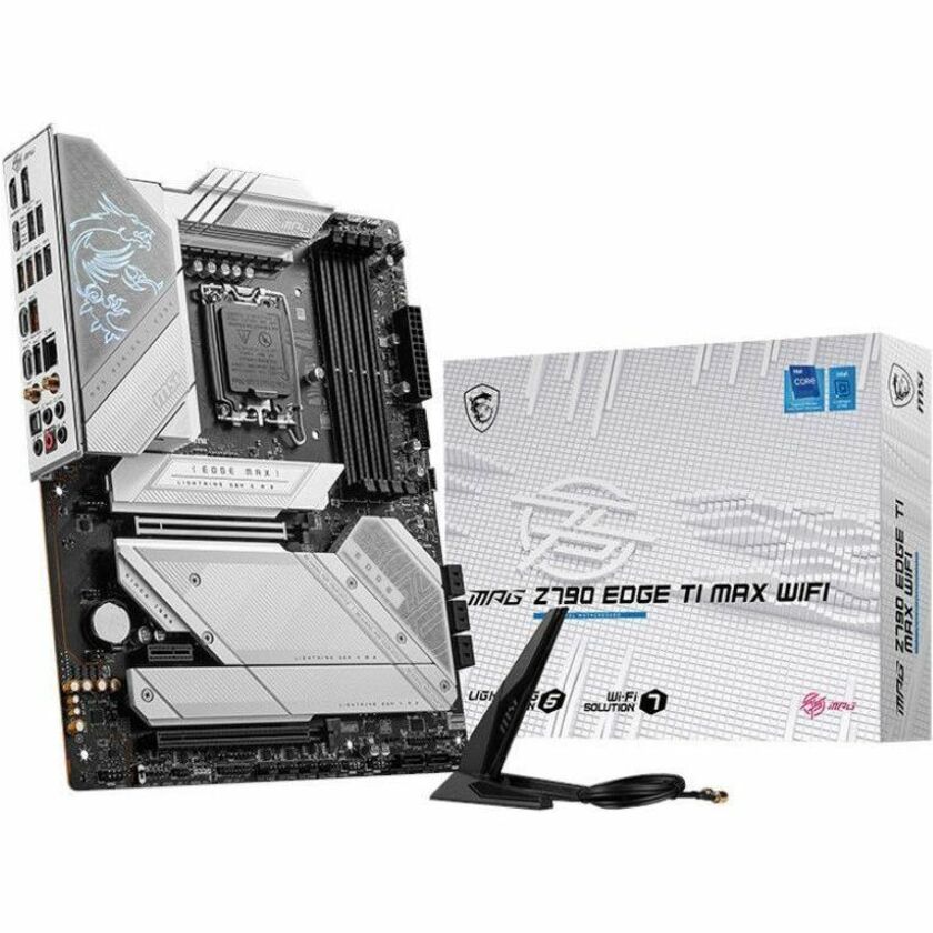 MSI MPG Z790 EDGE TI MAX WIFI Gaming Desktop Motherboard - Intel Z790 Chipset - Socket LGA-1700 - ATX