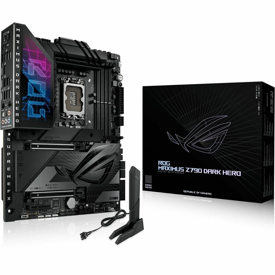 Asus ROG Maximus Z790 Dark Hero Gaming Desktop Motherboard - Intel Z790 Chipset - Socket LGA-1700 - ATX