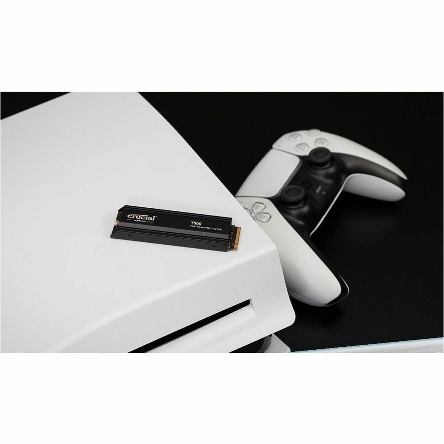 Micron Crucial T500 1TB PCIe Gen4 NVMe M.2 SSD with heatsink - 1 TB, CT1000T500SSD5