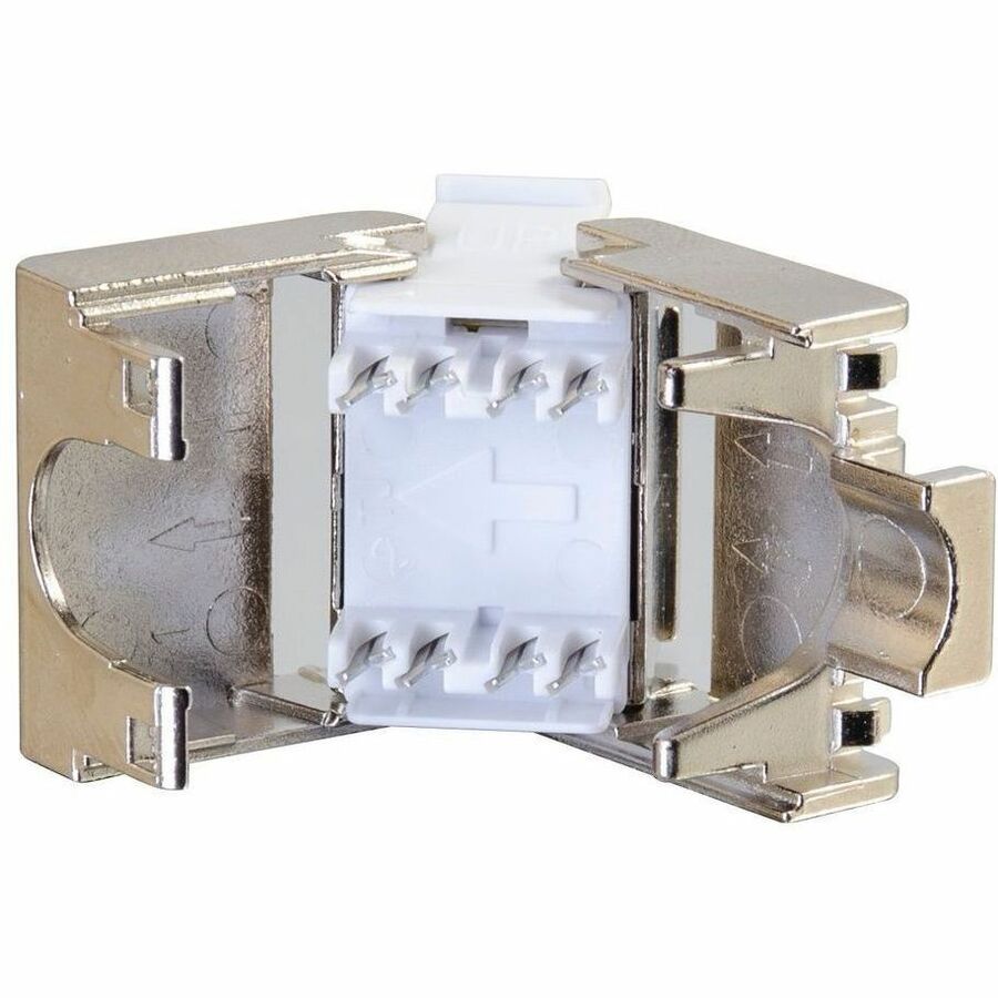 LEGRAND Ortronics Cat6a FTP Keystone Jack, Self Termination w/ Icon Slot for Port ID, 25 Pack, Female, KSFTP6A25