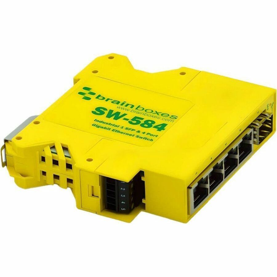 Brainboxes 1 SFP & 4 Port Gigabit Ethernet Switch