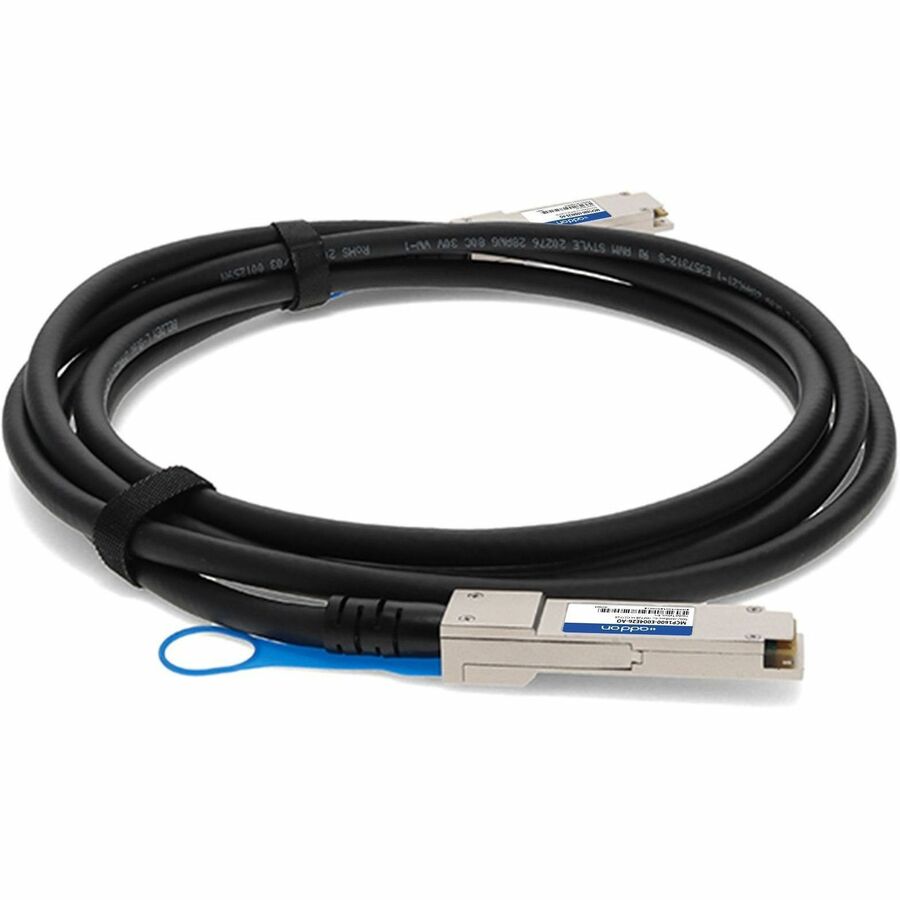 Mellanox MCP1600-E004E26 Compatible TAA Compliant 56G/100GBase-CU QSFP28 Direct Attach Cable (Passive Twinax, 4m)