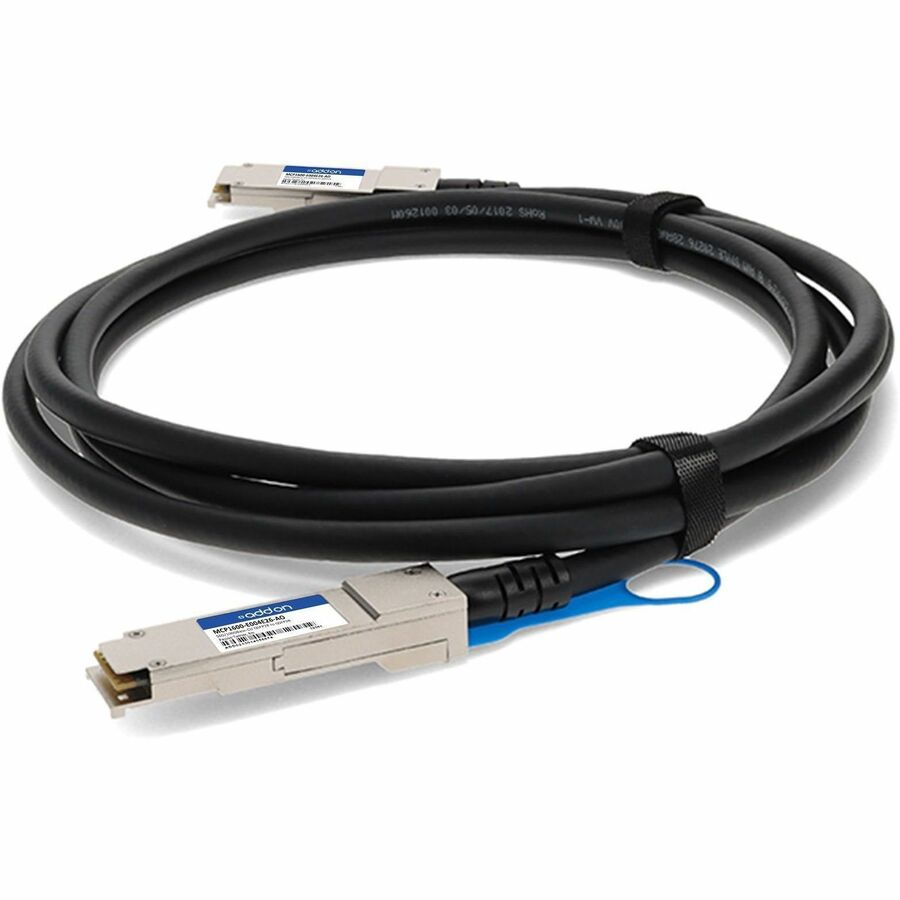 Mellanox MCP1600-E004E26 Compatible TAA Compliant 56G/100GBase-CU QSFP28 Direct Attach Cable (Passive Twinax, 4m)