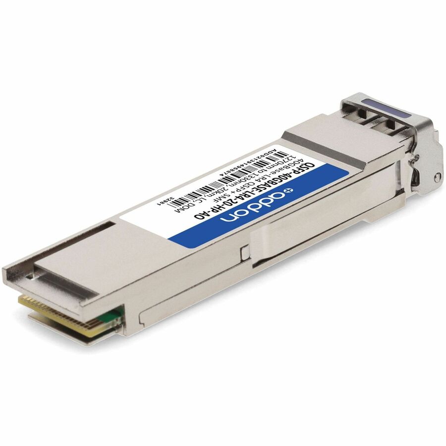 AddOn HP Compatible TAA 40GBase-LR4 QSFP+ Transceiver (SMF, 1270-1330nm, 20km, LC, DOM)