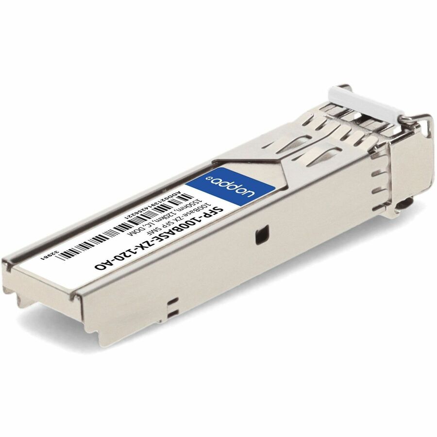 AddOn MSA and TAA 100Base-ZX SFP Transceiver (SMF, 1550nm, 120km, LC, DOM)