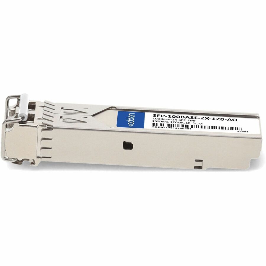 AddOn MSA and TAA 100Base-ZX SFP Transceiver (SMF, 1550nm, 120km, LC, DOM)