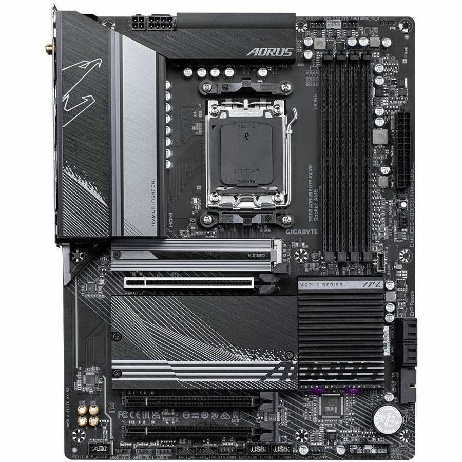 GIGABYTE Aorus Ultra Durable B650 A ELITE AX V2 Gaming Desktop Motherboard - AMD B650 Chipset - Socket AM5 - ATX