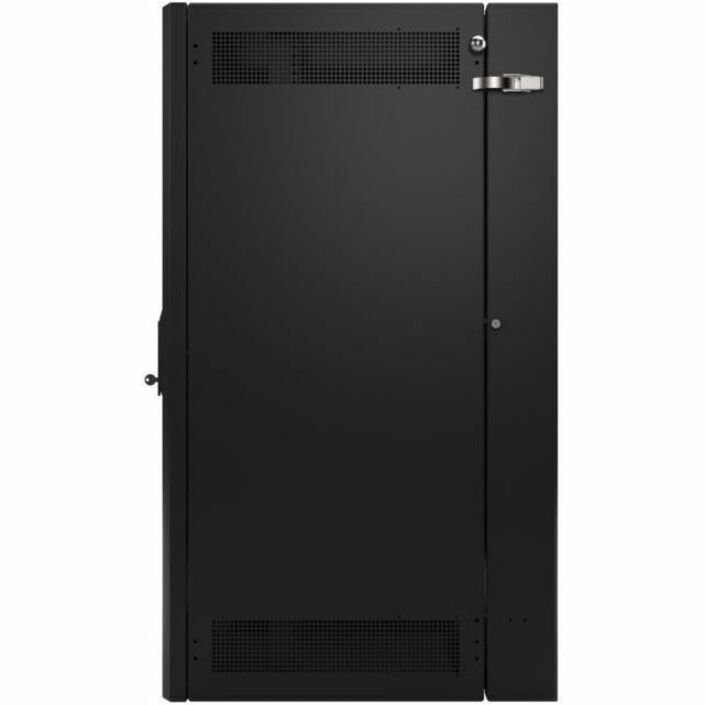 LEGRAND Ortronics Swing-Out Wall-Mount Ruggedized Cabinets, 26RU, Solid Door, Black, SWMR26RUSD-26-26