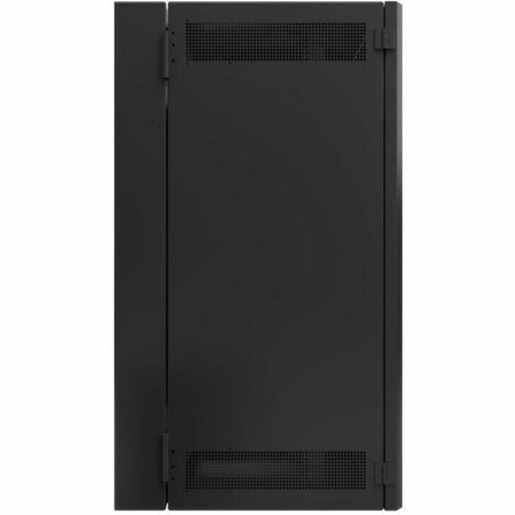 LEGRAND Ortronics Swing-Out Wall-Mount Ruggedized Cabinets, 26RU, Solid Door, Black, SWMR26RUSD-26-26