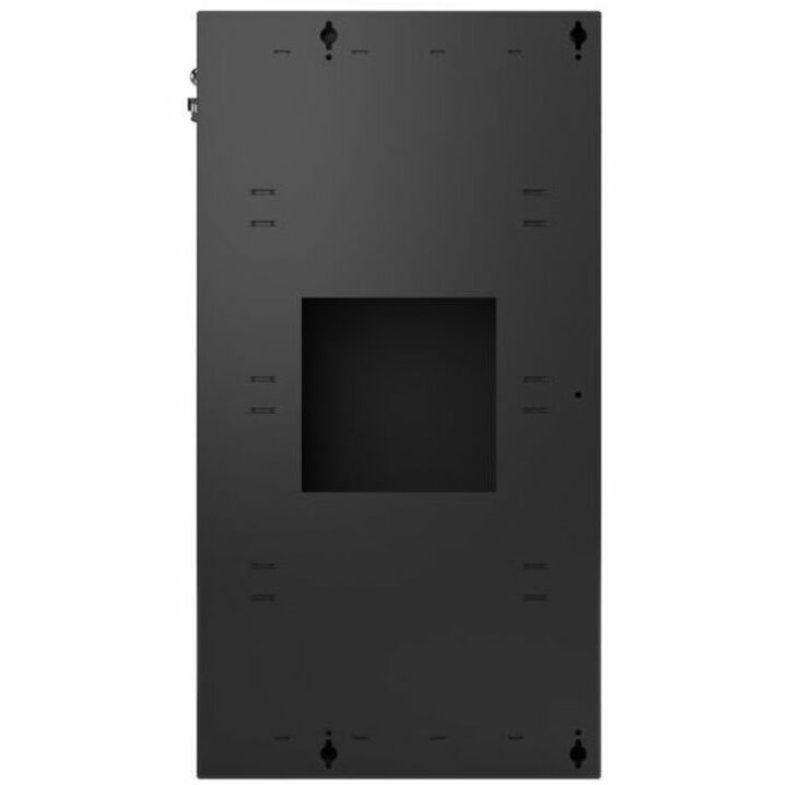 LEGRAND Ortronics Swing-Out Wall-Mount Ruggedized Cabinets, 26RU, Solid Door, Black, SWMR26RUSD-26-26
