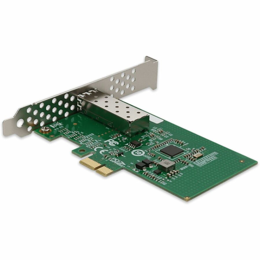 AddOn 1Gbs Single Open SFP Port PCIe 2.0 x1 Network Interface Card with Wake on Lan