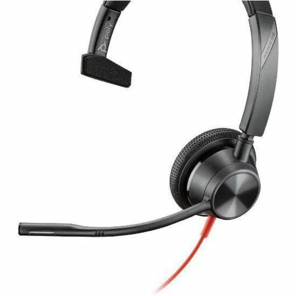HP Poly Blackwire 3310 Monaural USB-C Headset + USBC/A Adapter
